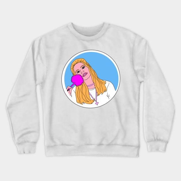 Cher Clueless Totally Buggin Crewneck Sweatshirt by gerasute